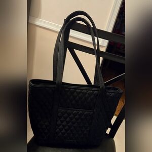 Vera Bradley Classic Black Small Tote Bag